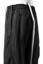 画像をギャラリービューアに読み込む, Y's.... WRINKLE TEXTURE TACTICAL PANTS (BLACK)