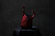 Load image into Gallery viewer, ISAMU KATAYAMA BACKLASH WAIST HANG BAG / DOUBLE-SHOULDER OBJECT DYED (RED)