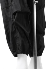 画像をギャラリービューアに読み込む, Y's.... WRINKLE TEXTURE TACTICAL PANTS (BLACK)