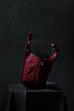 Load image into Gallery viewer, ISAMU KATAYAMA BACKLASH WAIST HANG BAG / DOUBLE-SHOULDER OBJECT DYED (RED)