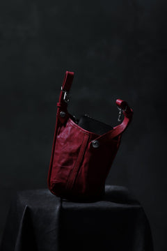 Load image into Gallery viewer, ISAMU KATAYAMA BACKLASH WAIST HANG BAG / DOUBLE-SHOULDER OBJECT DYED (RED)