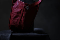 Load image into Gallery viewer, ISAMU KATAYAMA BACKLASH WAIST HANG BAG / DOUBLE-SHOULDER OBJECT DYED (RED)