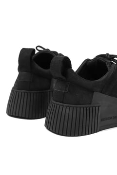 画像をギャラリービューアに読み込む, BORIS BIDJAN SABERI HORSE LEATHER LOW CUT SNEAKER / WASHED AND HAND TREATED "BAMBA2.1" (BLACK)
