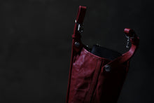 Load image into Gallery viewer, ISAMU KATAYAMA BACKLASH WAIST HANG BAG / DOUBLE-SHOULDER OBJECT DYED (RED)
