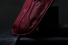 Load image into Gallery viewer, ISAMU KATAYAMA BACKLASH WAIST HANG BAG / DOUBLE-SHOULDER OBJECT DYED (RED)