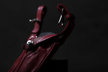 Load image into Gallery viewer, ISAMU KATAYAMA BACKLASH WAIST HANG BAG / DOUBLE-SHOULDER OBJECT DYED (RED)