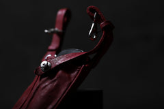 Load image into Gallery viewer, ISAMU KATAYAMA BACKLASH WAIST HANG BAG / DOUBLE-SHOULDER OBJECT DYED (RED)
