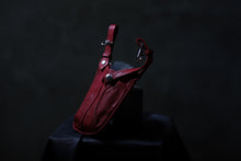 Load image into Gallery viewer, ISAMU KATAYAMA BACKLASH WAIST HANG BAG / DOUBLE-SHOULDER OBJECT DYED (RED)