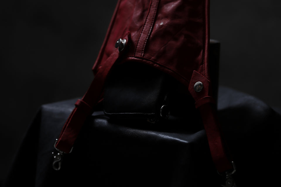 Load image into Gallery viewer, ISAMU KATAYAMA BACKLASH WAIST HANG BAG / DOUBLE-SHOULDER OBJECT DYED (RED)