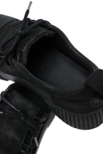 画像をギャラリービューアに読み込む, BORIS BIDJAN SABERI HORSE LEATHER LOW CUT SNEAKER / WASHED & HAND TREATED "BAMBA2.1-SIN" (BLACK)