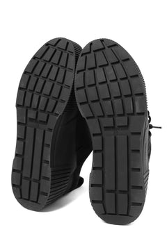 画像をギャラリービューアに読み込む, BORIS BIDJAN SABERI HORSE LEATHER LOW CUT SNEAKER / WASHED AND HAND TREATED "BAMBA2.1" (BLACK)