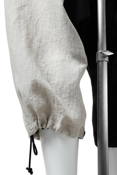 Load image into Gallery viewer, Y's BANG ON! No.150 SAROUEL HALF PANTS / CO TWILL + LI (BLACK)