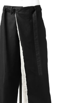 画像をギャラリービューアに読み込む, Y's BANG ON! No.149 2WAY WRAPWAIST PANTS (BLACK)