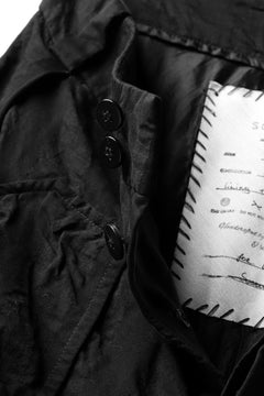 画像をギャラリービューアに読み込む, SOSNOVSKA SQUEEZED STRIPE PANTS (BLACK)