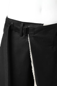 画像をギャラリービューアに読み込む, Y's BANG ON! No.149 2WAY WRAPWAIST PANTS (BLACK)