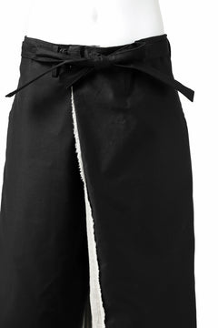 画像をギャラリービューアに読み込む, Y's BANG ON! No.149 2WAY WRAPWAIST PANTS (BLACK)