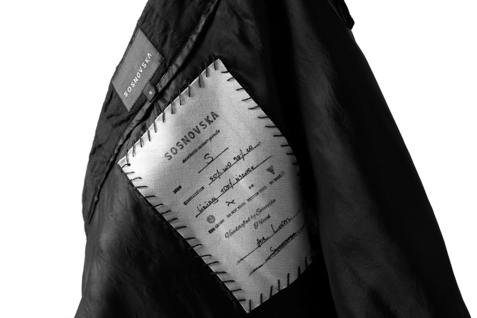 画像をギャラリービューアに読み込む, SOSNOVSKA SQUEEZED STRIPE PANTS (BLACK)