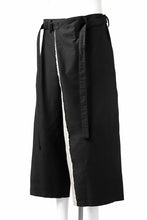 画像をギャラリービューアに読み込む, Y's BANG ON! No.149 2WAY WRAPWAIST PANTS (BLACK)