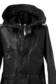 画像をギャラリービューアに読み込む, ISAMU KATAYAMA BACKLASH MODS COAT / GOAT LEATHER (GARMENT+SPRAY DYED / BLACK)