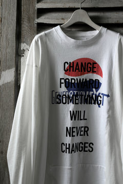 画像をギャラリービューアに読み込む, CHANGES VINTAGE REMAKE MULTI PANEL LONG SLEEVE TEE (MULTI WHITE #Pepsi)