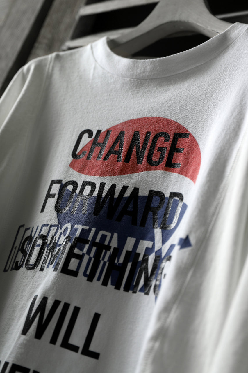 画像をギャラリービューアに読み込む, CHANGES VINTAGE REMAKE MULTI PANEL LONG SLEEVE TEE (MULTI WHITE #Pepsi)