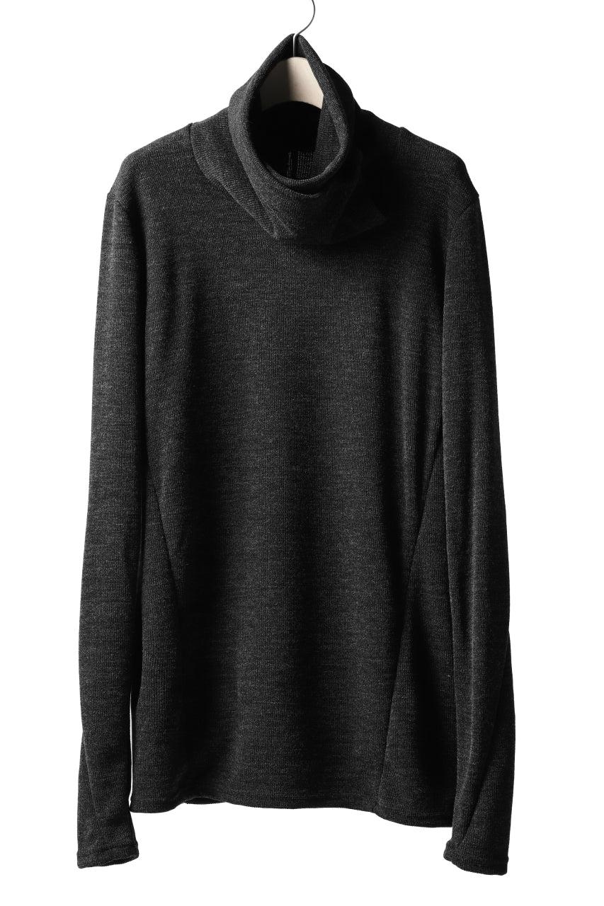 画像をギャラリービューアに読み込む, A.F ARTEFACT exclusive 2WAY HIGHNECK TOPS / EXLANWOOL® (D.GREY)