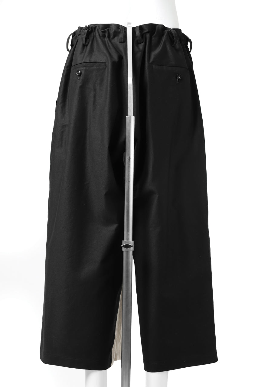 画像をギャラリービューアに読み込む, Y's BANG ON! No.149 2WAY WRAPWAIST PANTS (BLACK)