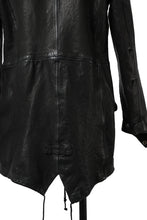 画像をギャラリービューアに読み込む, ISAMU KATAYAMA BACKLASH MODS COAT / GOAT LEATHER (GARMENT+SPRAY DYED / BLACK)