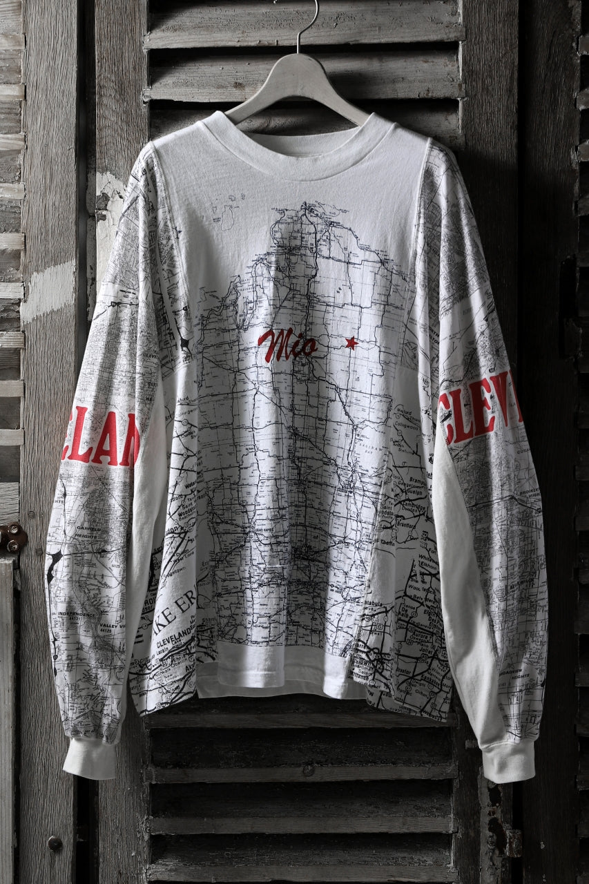 画像をギャラリービューアに読み込む, CHANGES VINTAGE REMAKE QUARTET PANEL LONG SLEEVE TEE (MULTI WHITE #map)