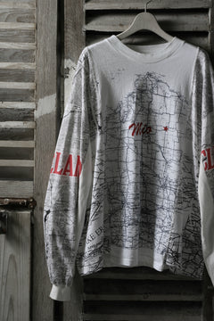 画像をギャラリービューアに読み込む, CHANGES VINTAGE REMAKE QUARTET PANEL LONG SLEEVE TEE (MULTI WHITE #map)