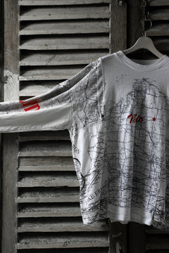 画像をギャラリービューアに読み込む, CHANGES VINTAGE REMAKE QUARTET PANEL LONG SLEEVE TEE (MULTI WHITE #map)