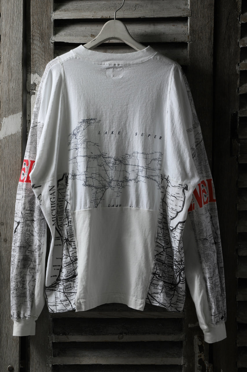 画像をギャラリービューアに読み込む, CHANGES VINTAGE REMAKE QUARTET PANEL LONG SLEEVE TEE (MULTI WHITE #map)