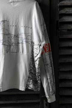 画像をギャラリービューアに読み込む, CHANGES VINTAGE REMAKE QUARTET PANEL LONG SLEEVE TEE (MULTI WHITE #map)