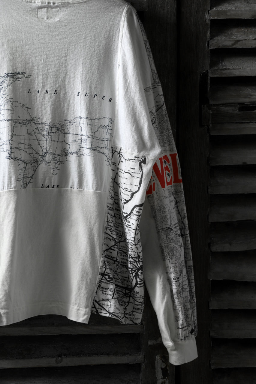 画像をギャラリービューアに読み込む, CHANGES VINTAGE REMAKE QUARTET PANEL LONG SLEEVE TEE (MULTI WHITE #map)