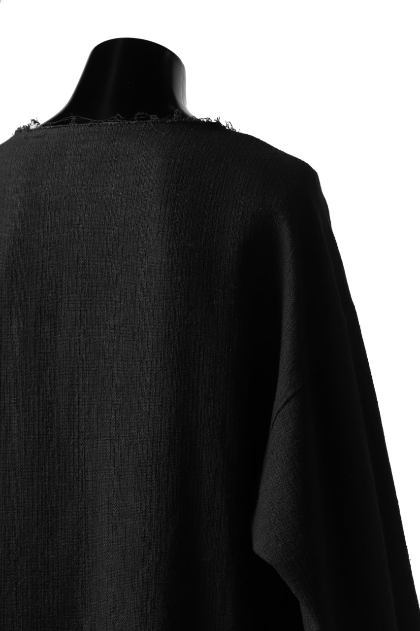 画像をギャラリービューアに読み込む, ISAMU KATAYAMA BACKLASH PULLOVER SHIRT / PRIPERA WOVEN (BLACK)