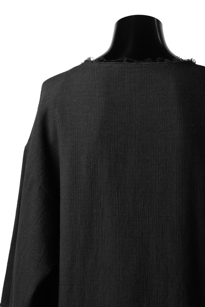 画像をギャラリービューアに読み込む, ISAMU KATAYAMA BACKLASH PULLOVER SHIRT / PRIPERA WOVEN (BLACK)