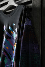 画像をギャラリービューアに読み込む, CHANGES VINTAGE REMAKE QUARTET PANEL LONG SLEEVE TEE (MULTI BLACK #A)