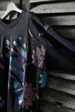 画像をギャラリービューアに読み込む, CHANGES VINTAGE REMAKE QUARTET PANEL LONG SLEEVE TEE (MULTI BLACK #A)