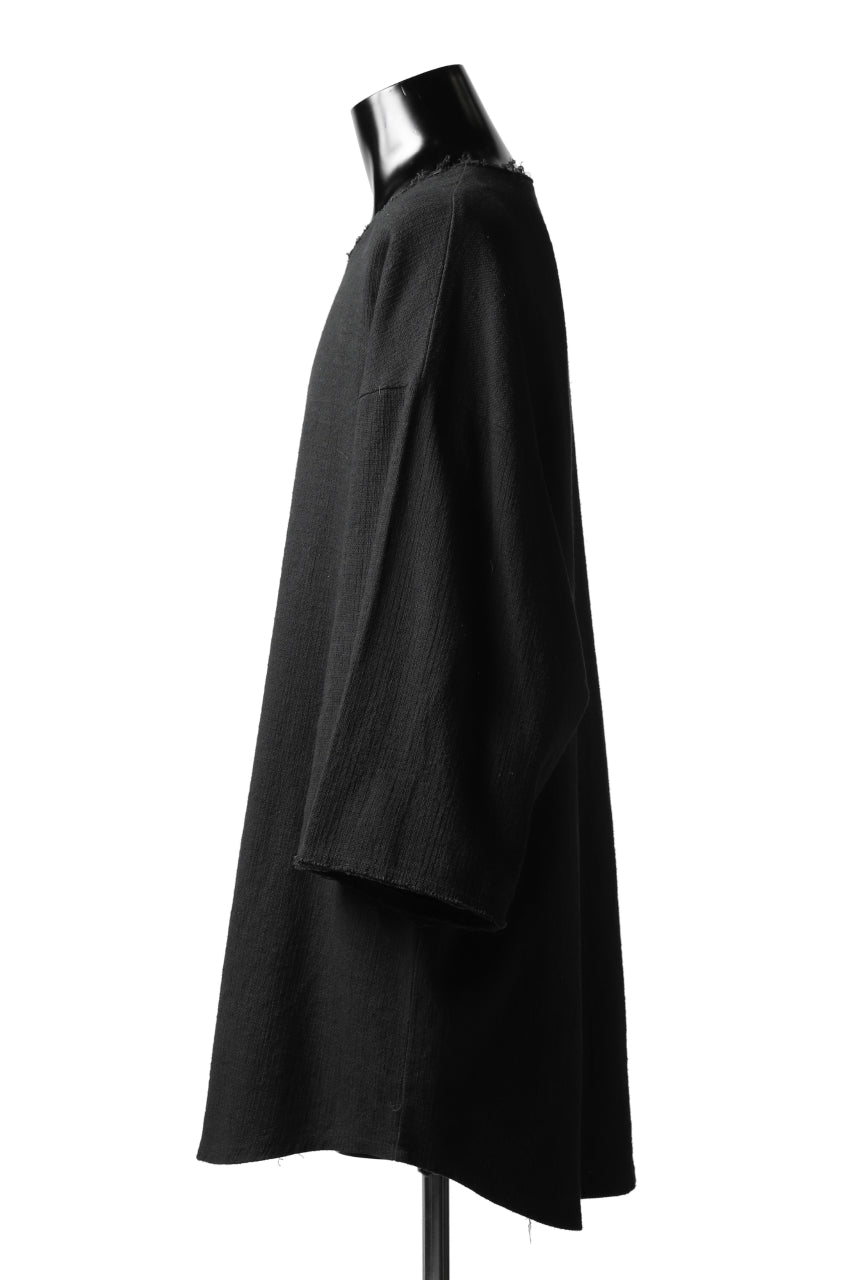 画像をギャラリービューアに読み込む, ISAMU KATAYAMA BACKLASH PULLOVER SHIRT / PRIPERA WOVEN (BLACK)
