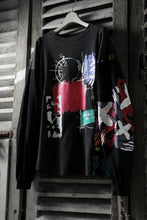 画像をギャラリービューアに読み込む, CHANGES VINTAGE REMAKE QUARTET PANEL LONG SLEEVE TEE (MULTI BLACK #B)