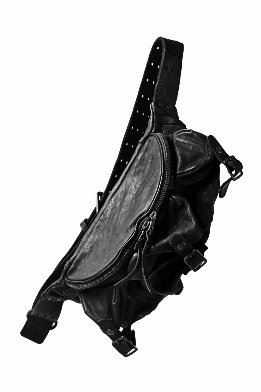 Load image into Gallery viewer, ISAMU KATAYAMA BACKLASH "DoubleShoulder" MIL-BAG (BLACK)