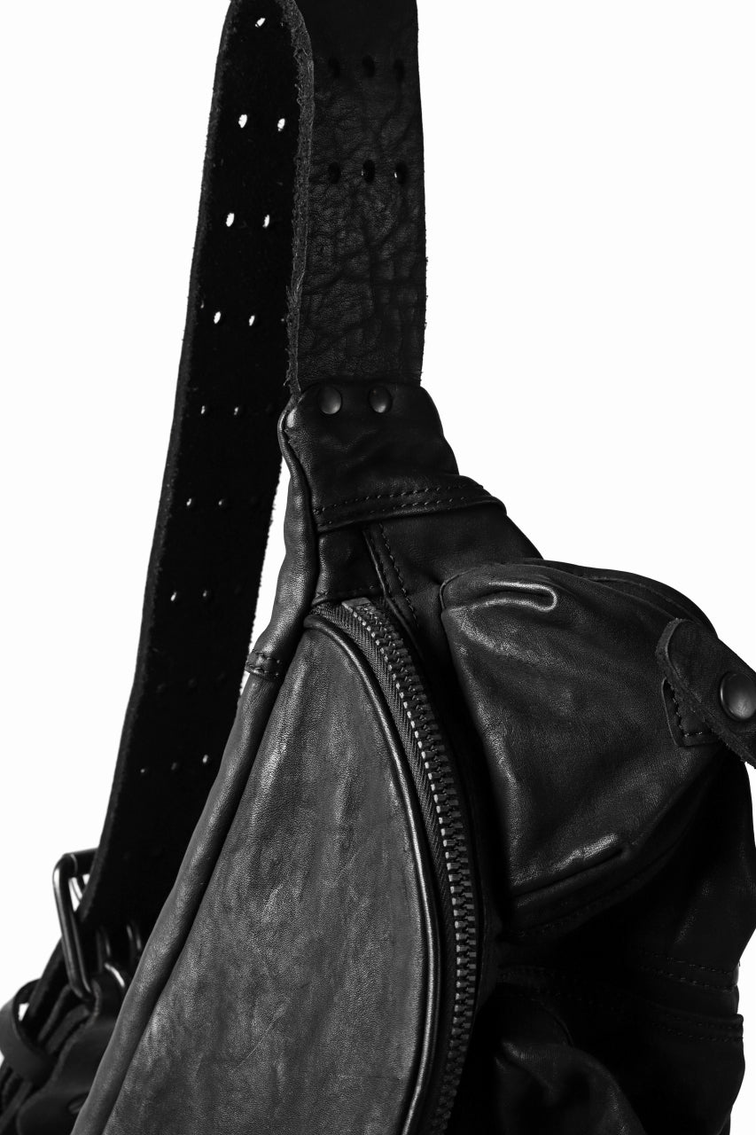 Load image into Gallery viewer, ISAMU KATAYAMA BACKLASH "DoubleShoulder" MIL-BAG (BLACK)