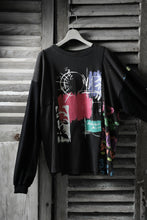 画像をギャラリービューアに読み込む, CHANGES VINTAGE REMAKE QUARTET PANEL LONG SLEEVE TEE (MULTI BLACK #B)