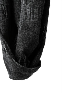 画像をギャラリービューアに読み込む, KLASICA SOULO TWIST SEWN SNOOD / TECH INTERSIA PILE (MIX GREY)