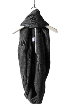 画像をギャラリービューアに読み込む, KLASICA SOULO TWIST SEWN SNOOD / TECH INTERSIA PILE (MIX GREY)