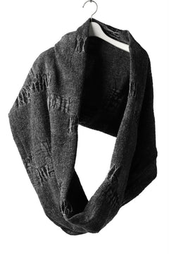 画像をギャラリービューアに読み込む, KLASICA SOULO TWIST SEWN SNOOD / TECH INTERSIA PILE (MIX GREY)