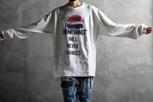 画像をギャラリービューアに読み込む, CHANGES VINTAGE REMAKE MULTI PANEL LONG SLEEVE TEE (MULTI WHITE #Pepsi)