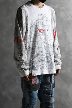 画像をギャラリービューアに読み込む, CHANGES VINTAGE REMAKE QUARTET PANEL LONG SLEEVE TEE (MULTI WHITE #map)