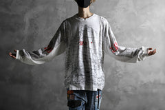 画像をギャラリービューアに読み込む, CHANGES VINTAGE REMAKE QUARTET PANEL LONG SLEEVE TEE (MULTI WHITE #map)