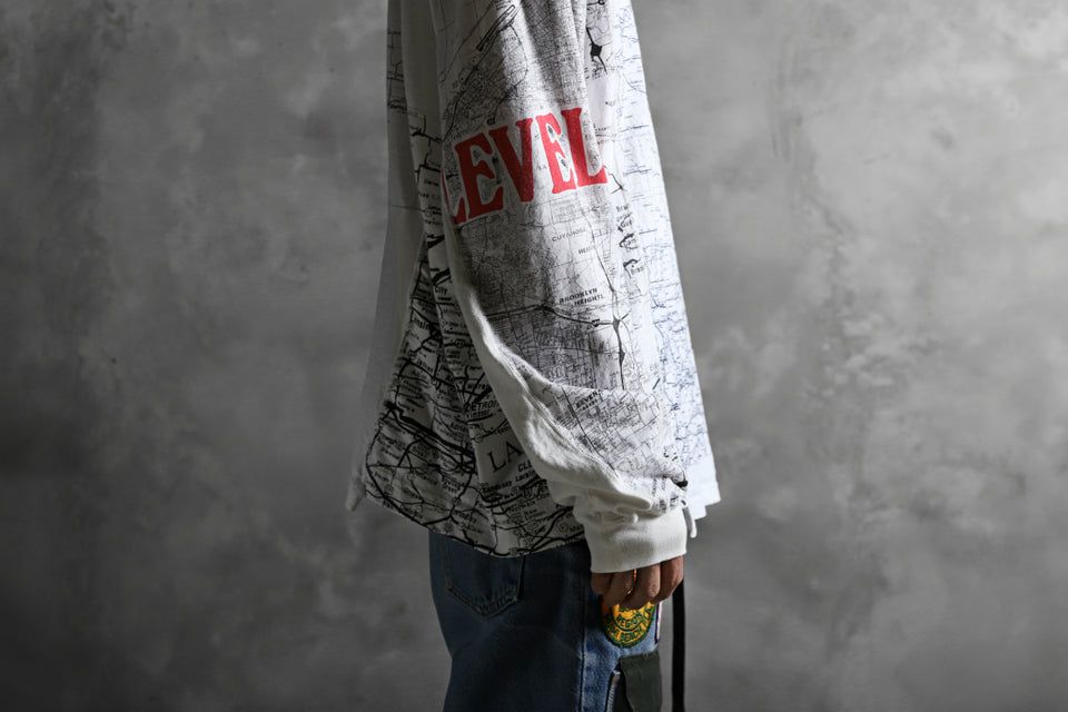 画像をギャラリービューアに読み込む, CHANGES VINTAGE REMAKE QUARTET PANEL LONG SLEEVE TEE (MULTI WHITE #map)